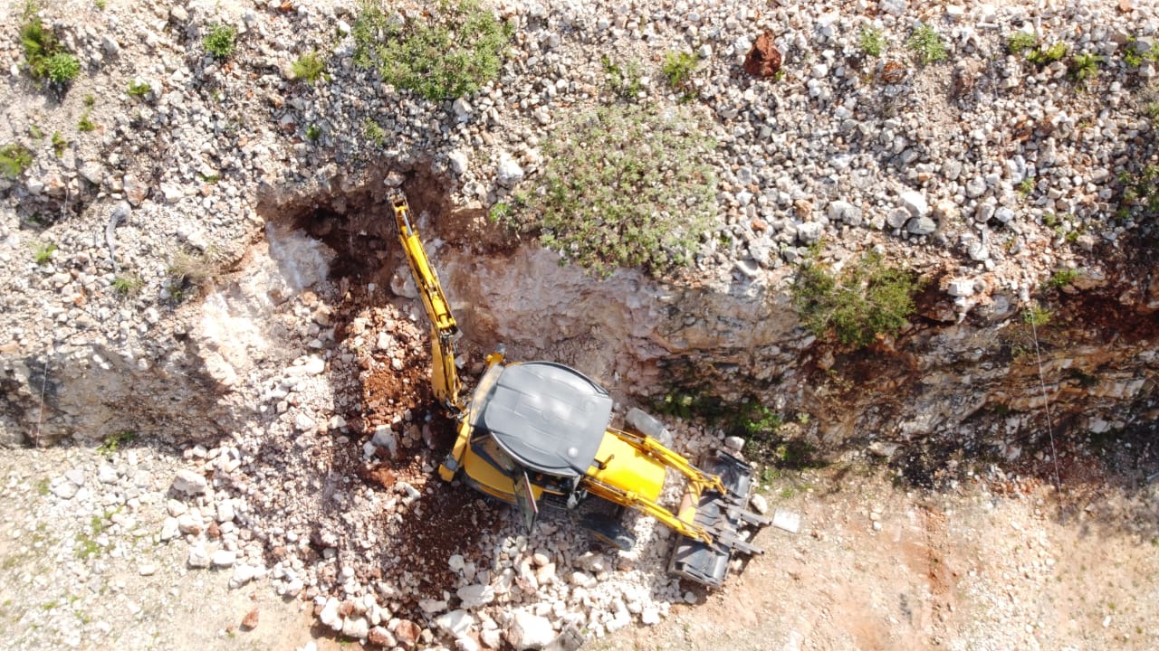 Heavy Equipment On Job Site